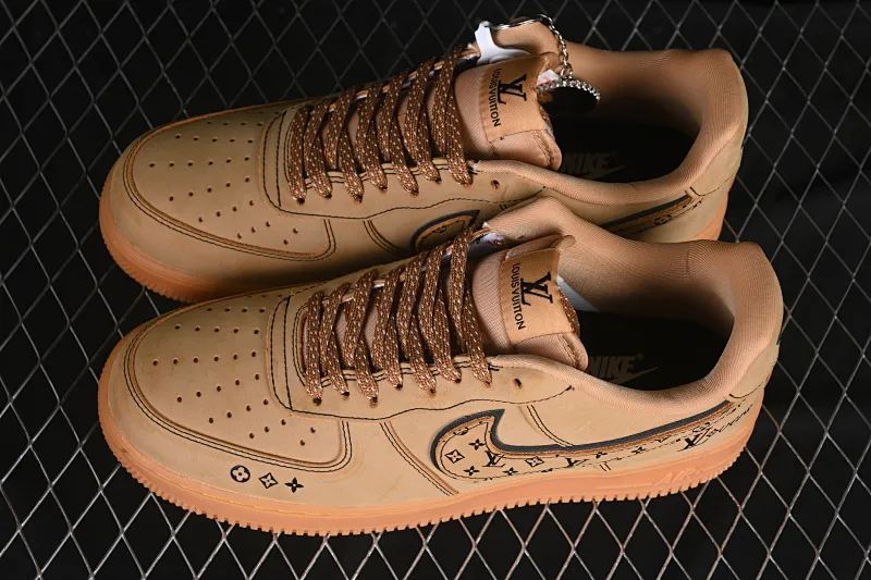 All categories Nk Air Force 1 Air Force series Nk Air Force 1 Low Air Force low-top Nike Air Force 1'07 Low LV joint wheat print Air Force 1 low-top casual sneakers DK0188-082